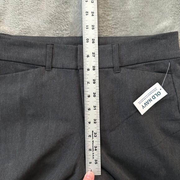 NWT Old Navy High Rise Pixie Flare Secret Smooth Pockets Pants 2 Petite 2P Gray - Picture 6 of 8